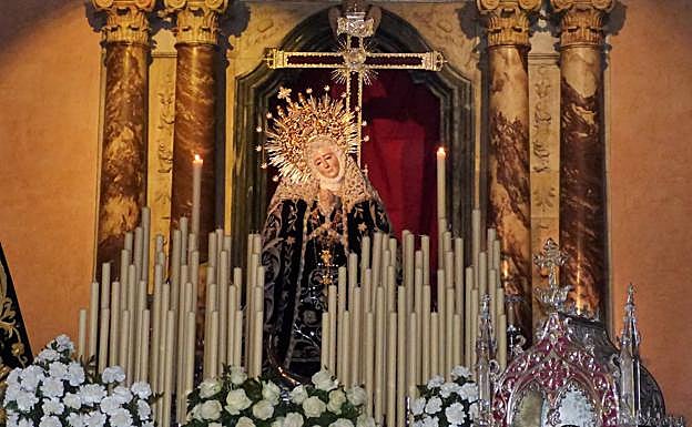 Las hermandades y cofradías de Badajoz exhiben sus 'altares efímeros' durante Semana Santa