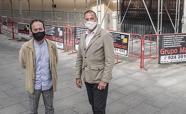 José AntonioEspada y Francisco Hipólito, directores de la obra.