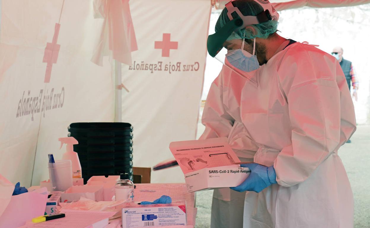 Los sanitarios han realizado 1.500 pruebas en cinco días. 
