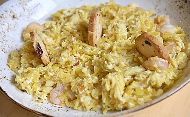 El restaurante Pepe Jerez le incorpora gambas frescas.