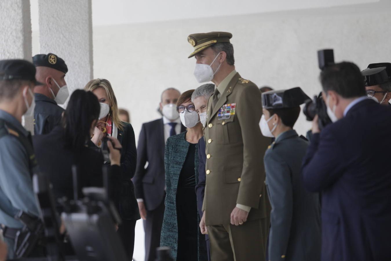 Fotos: Visita de Felipe VI a Valencia de Alcántara