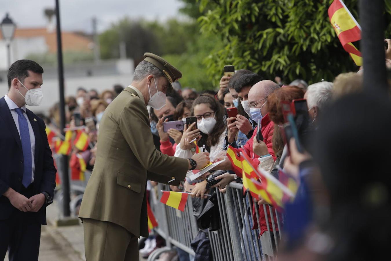 Fotos: Visita de Felipe VI a Valencia de Alcántara