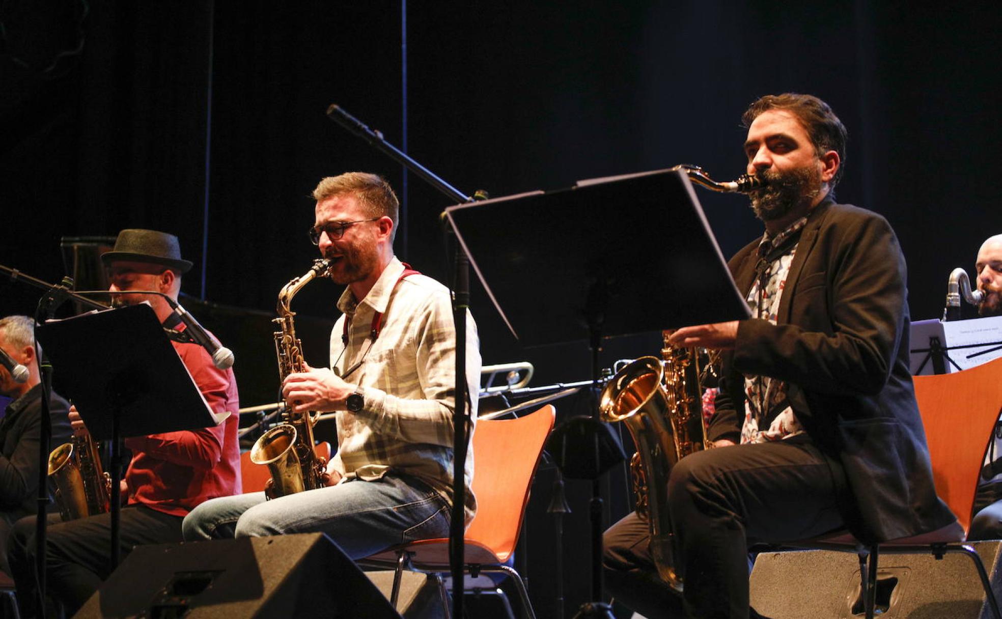 La Resistencia Jazz Esemble actuó el jueves en el Gran Teatro dentro del programa 'Cáceres Cultura'. 