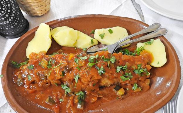 Bacalao de la casa de O Faisão.