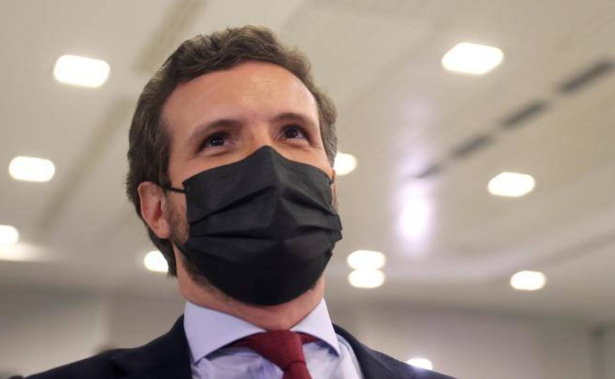 El presidente del PP, Pablo Casado.