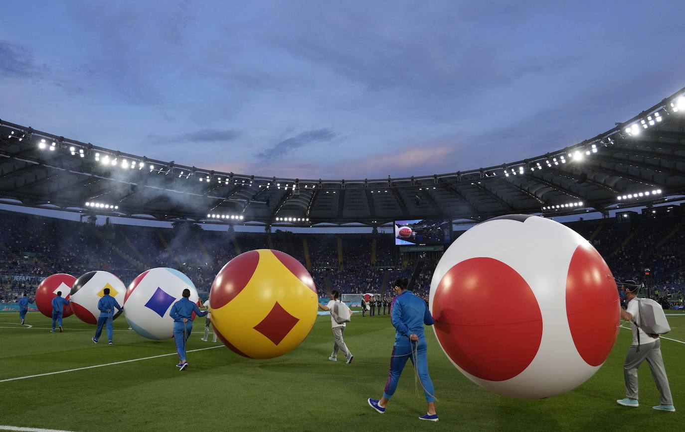 Fotos: La ceremonia de la Eurocopa, en imágenes