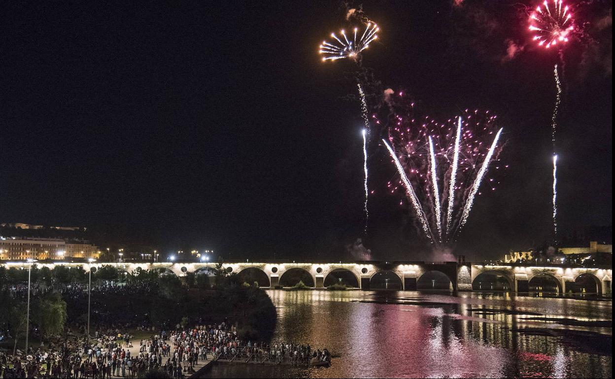 Fuegos artificiales, antes de la pandemia. 