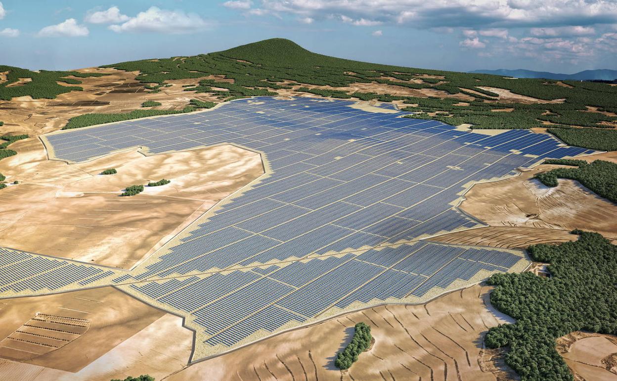 Planta fotovoltaica de X-Elio en Murcia. 
