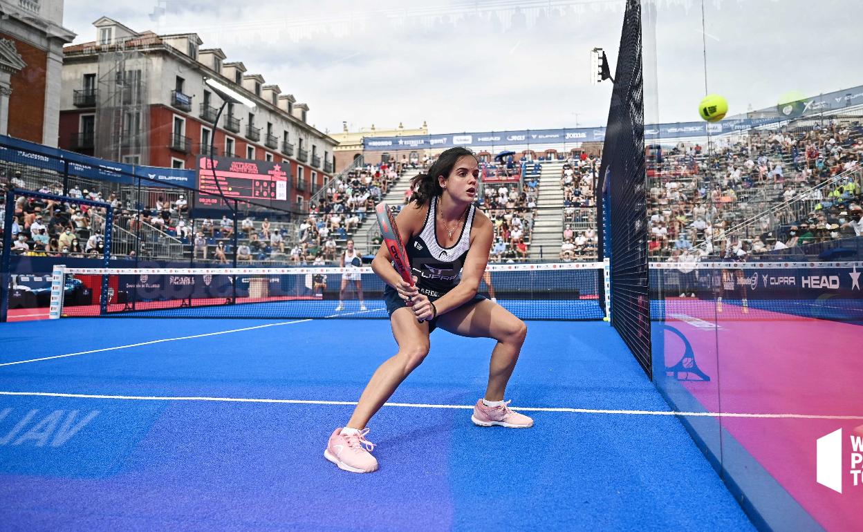 Paula Josemaría en el choque de semifinales. 
