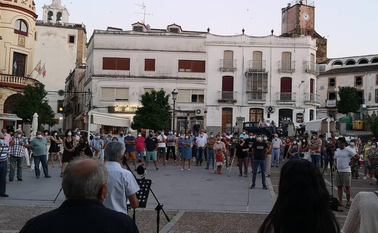 Concentración donde se conoció la marcha de las enfermeras. 