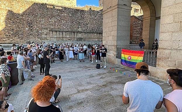 Concentración en Cáceres.