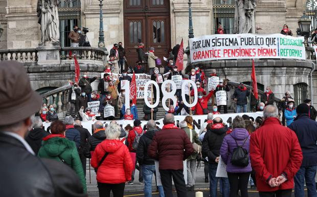 Manifestación de jubilados.