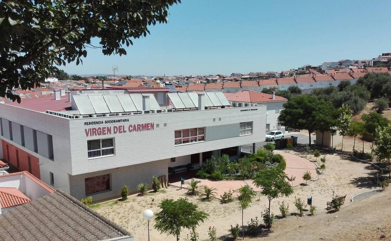 Imagen de la residencia intervenida en Alburquerque. 