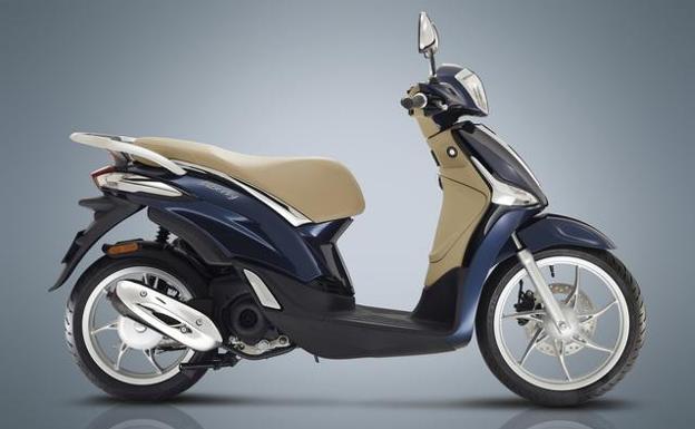 Piaggio Liberty , desde 2.299 euros, es elegancia y ligereza con dos versiones: 50 y 125 cc.