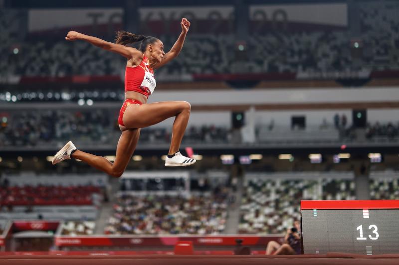 Fotos: Ana Peleteiro, bronce en triple salto