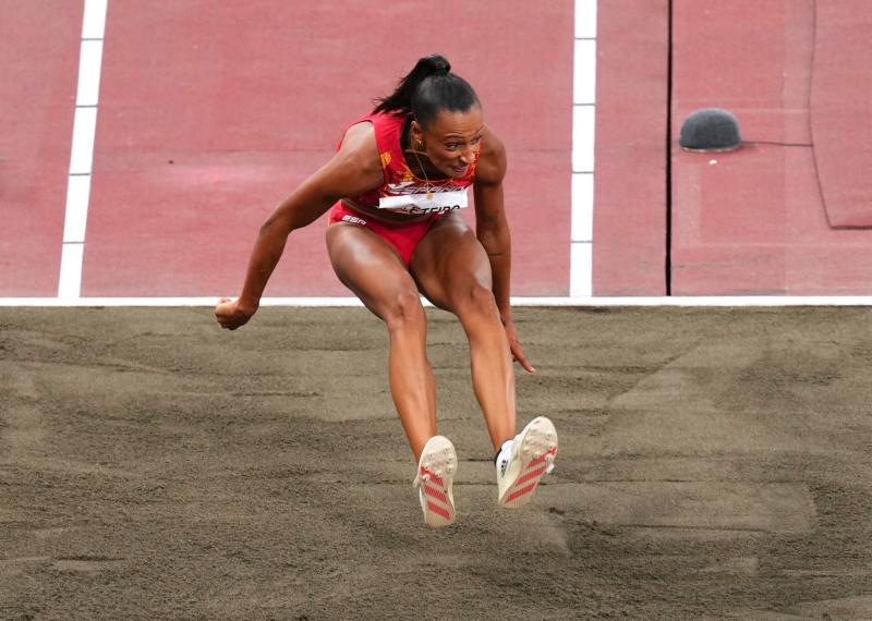 Fotos: Ana Peleteiro, bronce en triple salto