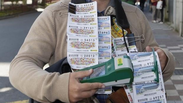 Cupones participantes en el sorte de la ONCE