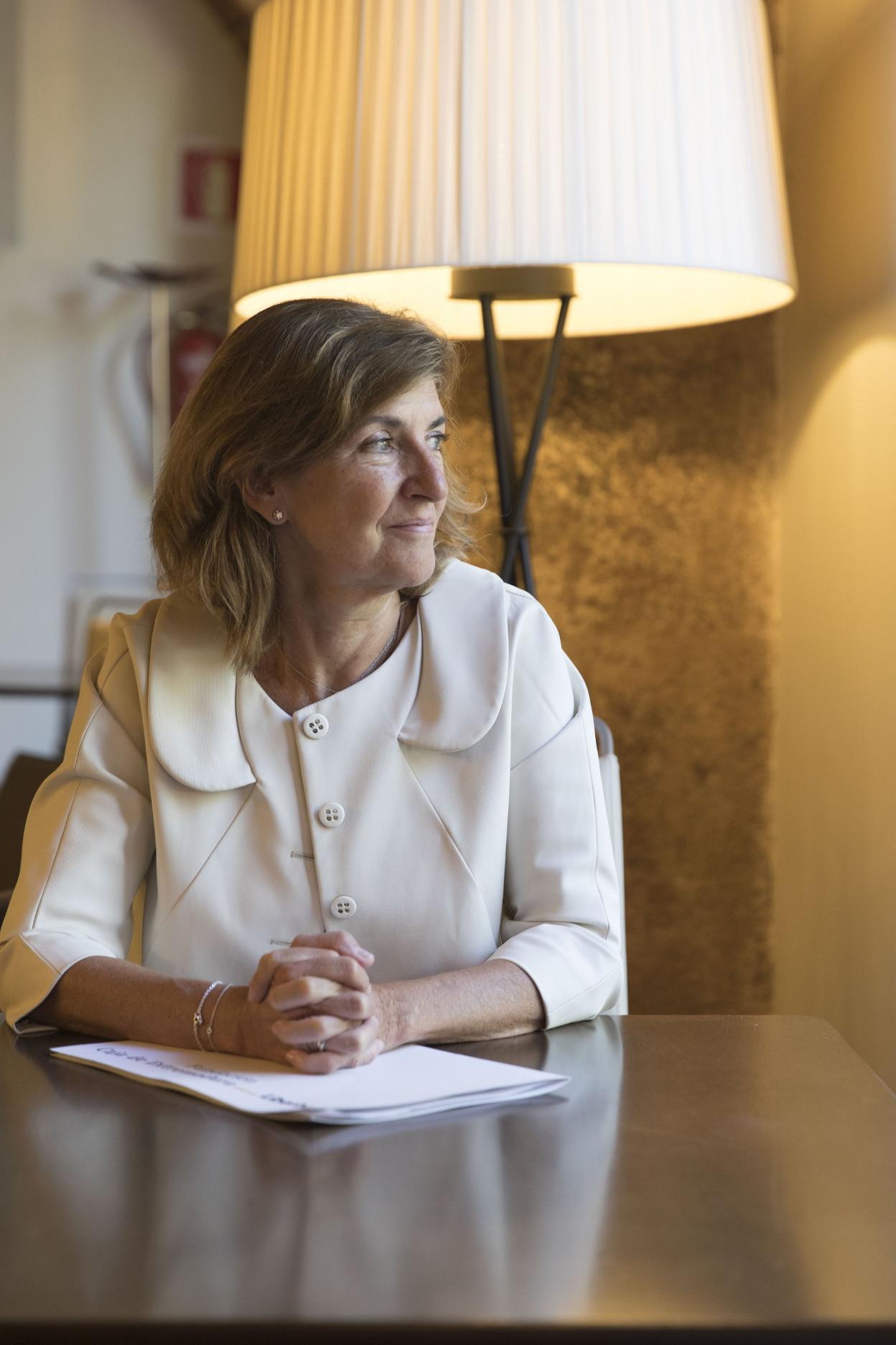 Pilar García, presidenta de la Fundación Caja Extremadura. 