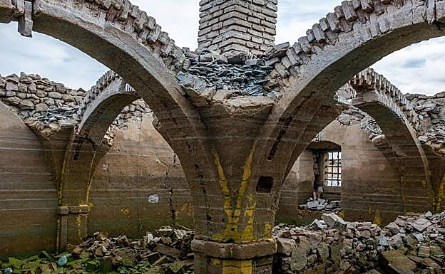 Arcos de la casa grande de Alarza. 