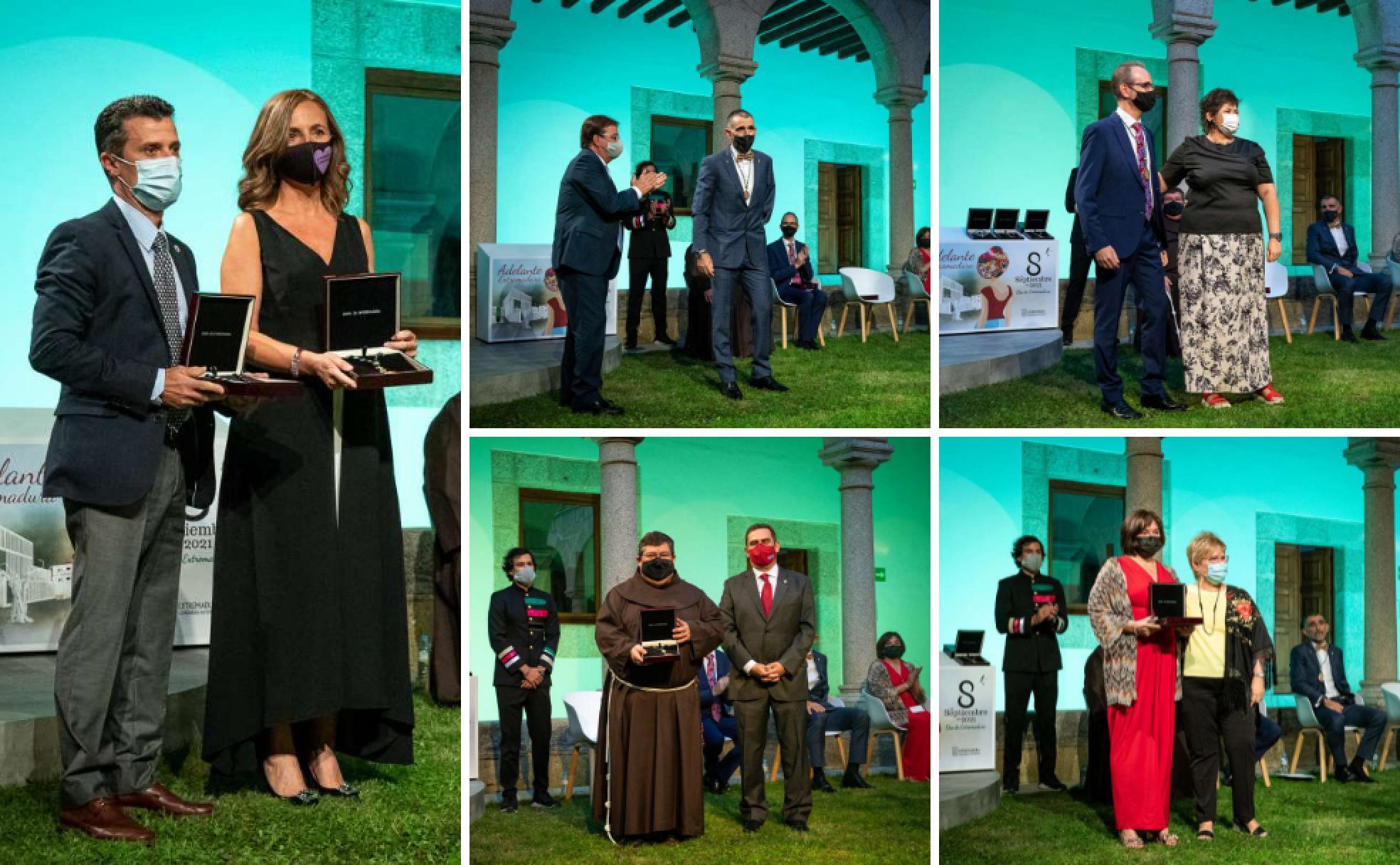 Las Medallas de Extremadura premian a personas sencillas y colegios centenarios