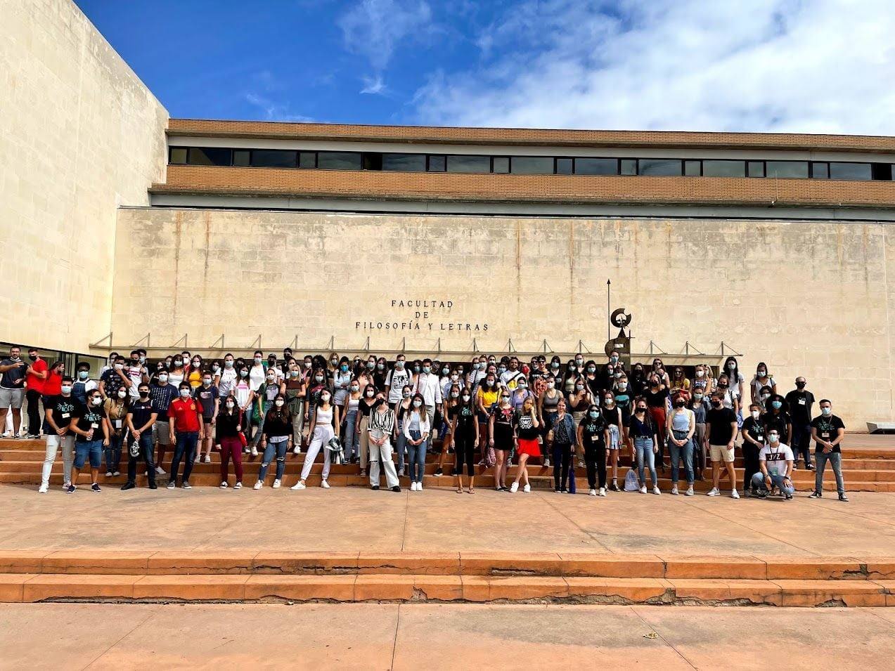 Jornada de bienvenida a los estudiantes extranjeros en la universidad.