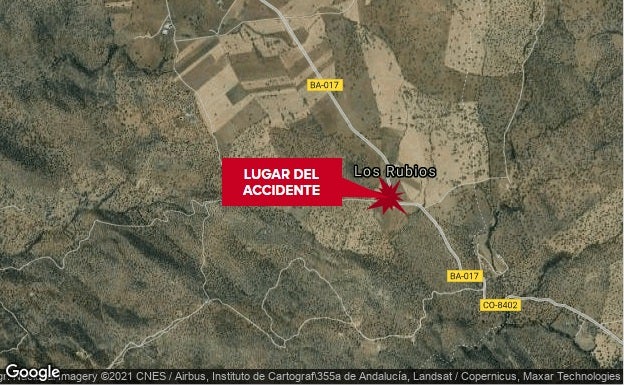 Muere un hombre de 44 años en un accidente en la carretera de La Cardenchosa a Los Rubios