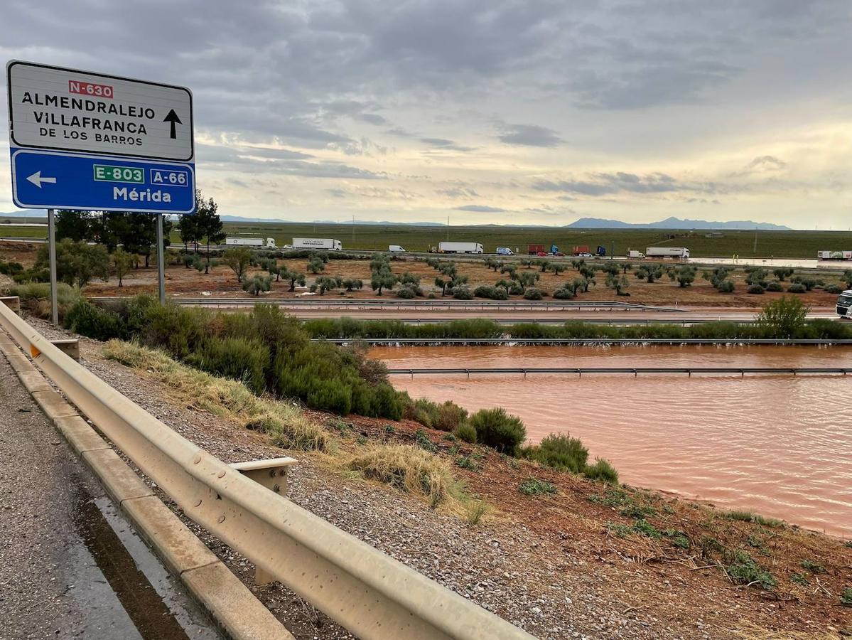 Fotos: Imagénes que deja el temporal a su paso por la provincia de Badajoz