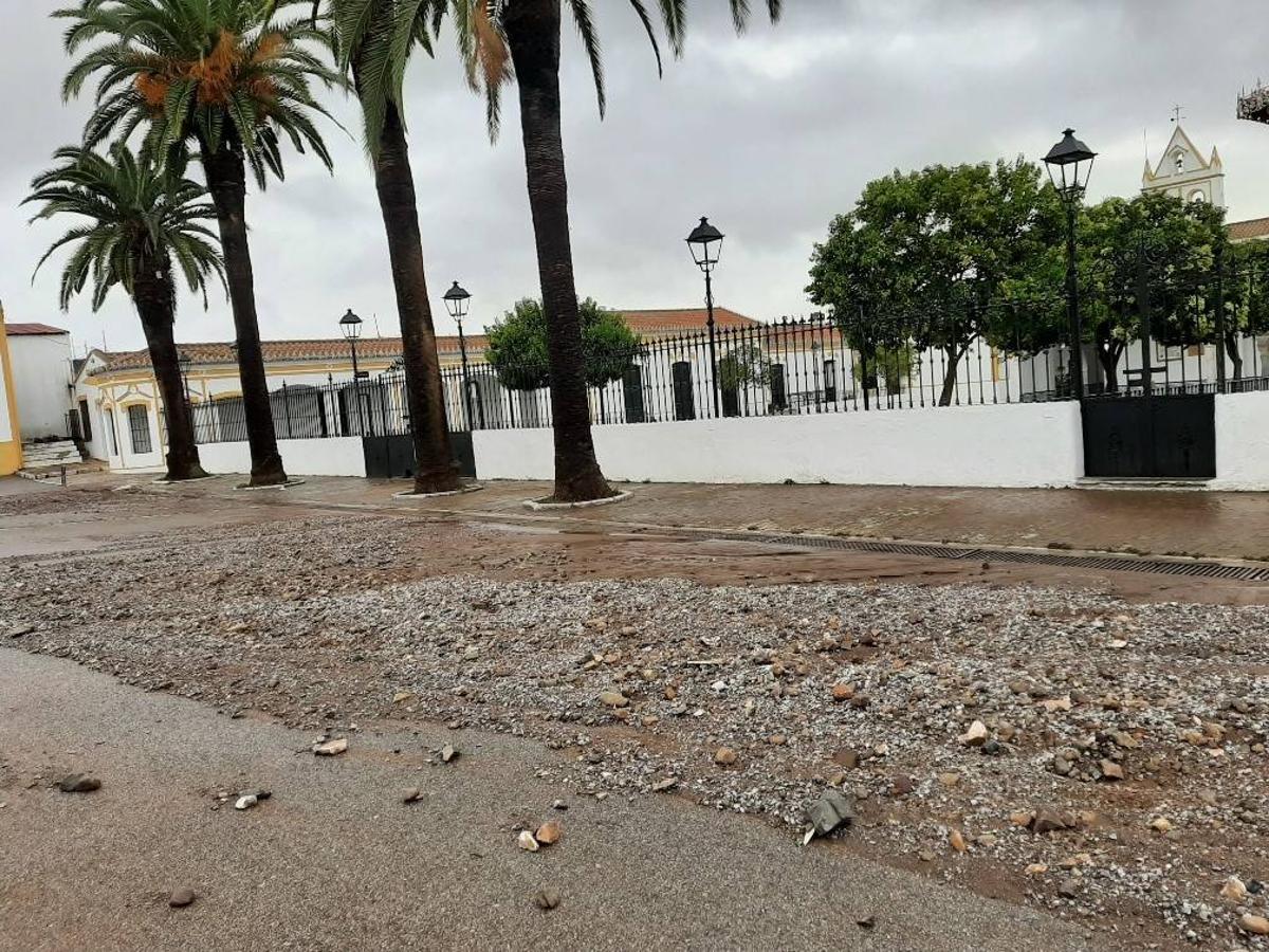 Fotos: Imagénes que deja el temporal a su paso por la provincia de Badajoz