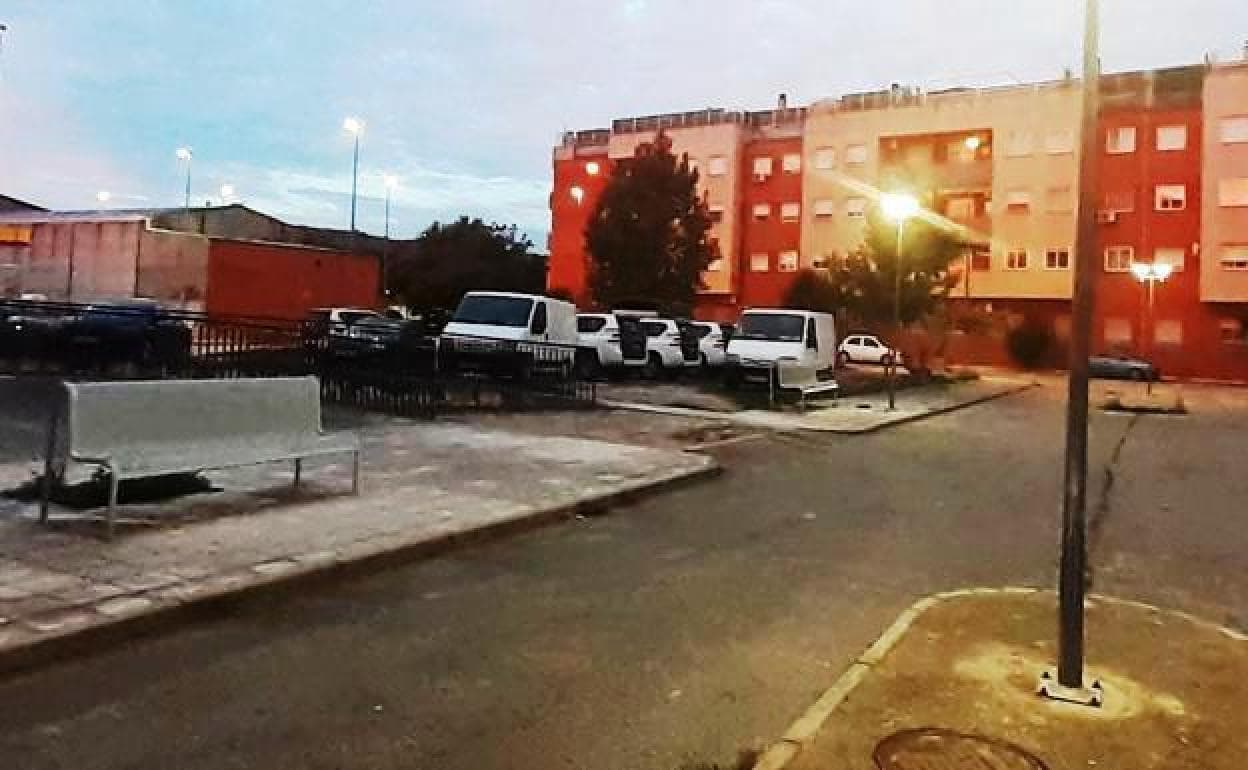 Presencia policial en el entorno de Pozo Rancón.