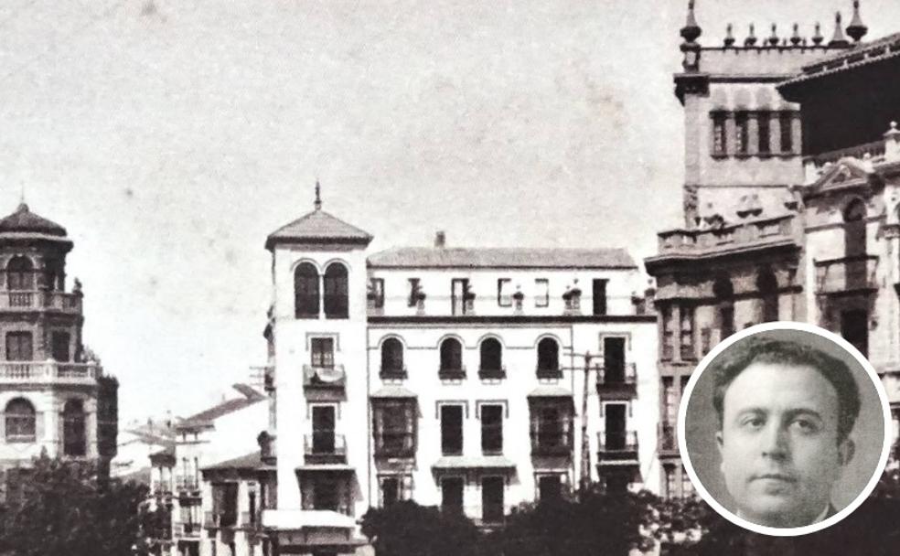 Ángel Pérez hacia 1924. Año 1931. En la foto La Chicuela, el palacete y casa de Tomás Pérez. 