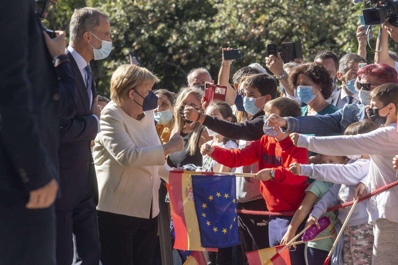 Fotos: Angela Merkel recibe el premio Carlos V