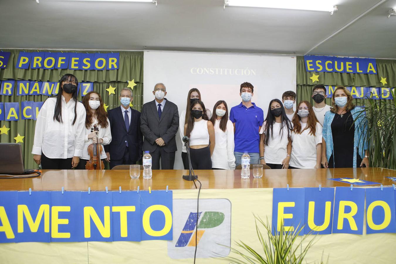 Conferencia inaugural en el IES Pacheco.