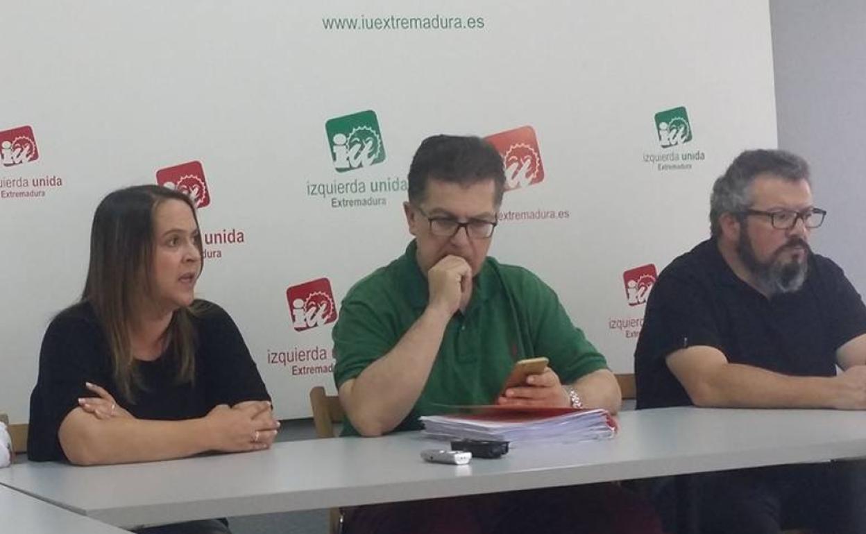 Nadia Ruiz, alcaldesa de Acedera, el día que presentó la denuncia.