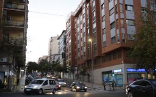 Edificios de la calle Argentina, en Cáceres