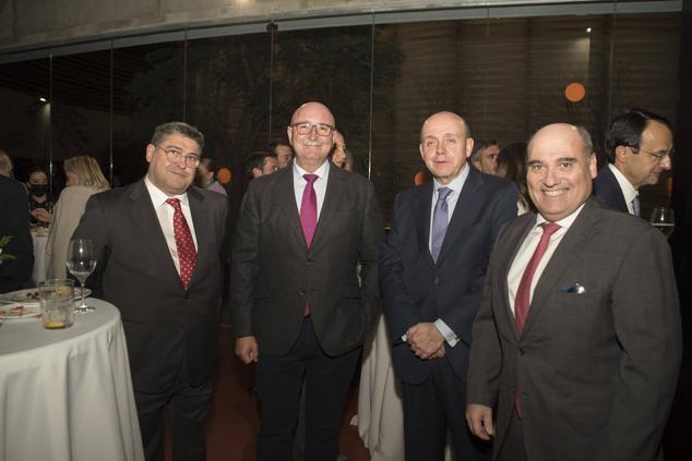 Matías Martínez, Eugenio Manzano, Fernando Campón y Javier Galindo.