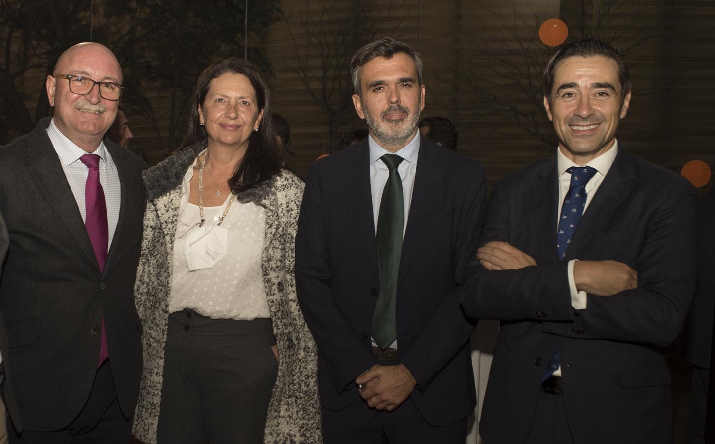 Eugenio Manzano, Carmen Soria, Adrián Urbano y Miguel Ángel Mendiano.