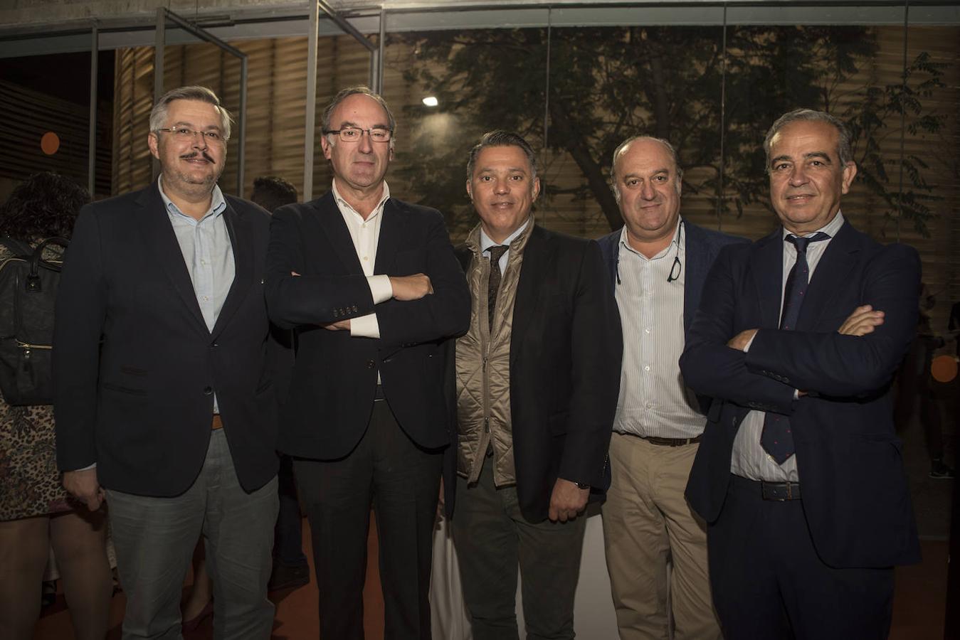Javier Píriz, Jacinto Ortiz, Javier González, Jesús Ortiz y Joaquín Domínguez. 