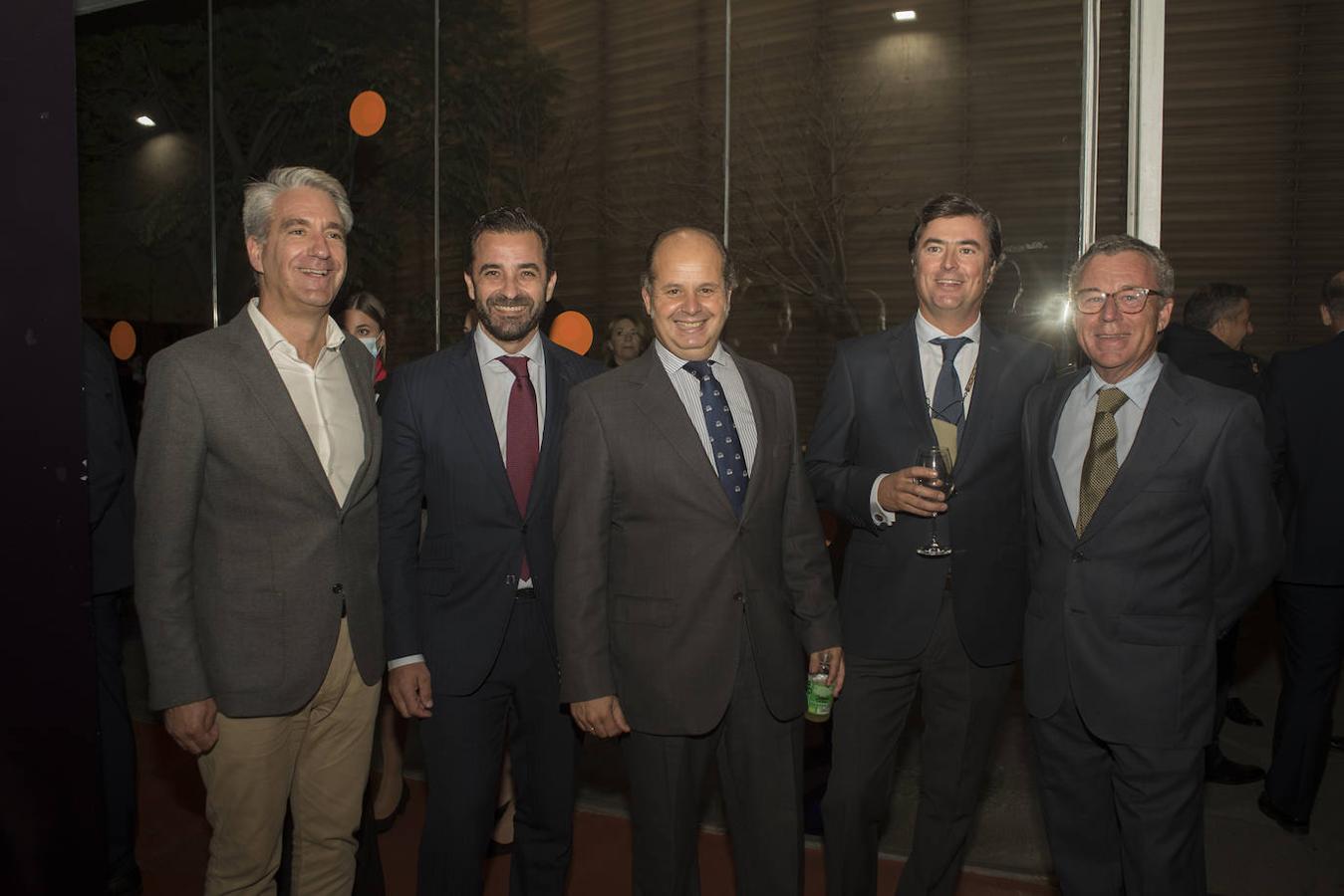 Miguel Córdoba, César Corcho, Jaime Fernández de Tejada, Ignacio Arroba y Joaquín Albarrán. 