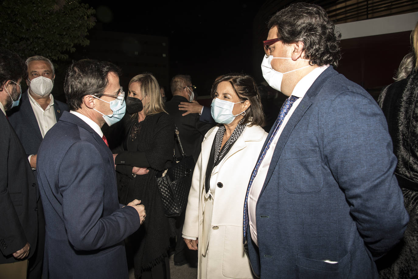 Miguel Ángel Gallardo, Manuela Martín y José María Vergeles.