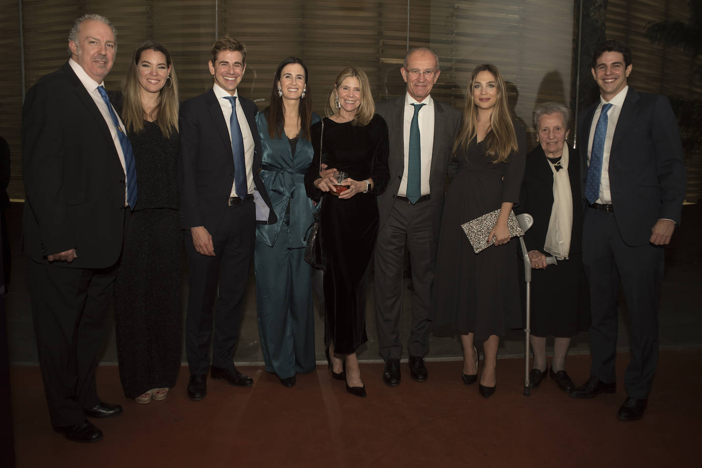 Alfonso Saavedra, Mª Cristina Arce, Carlos Arce, Marta Campos, Lourdes Gutiérrez, Carlos Arce, Anthea Bonafos, Celestina Pardo y Manuel Arce. 
