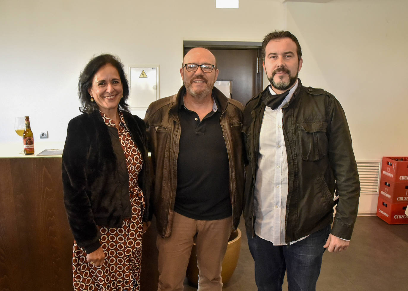 Julia Marín, Monchi López y Barto Redondo.