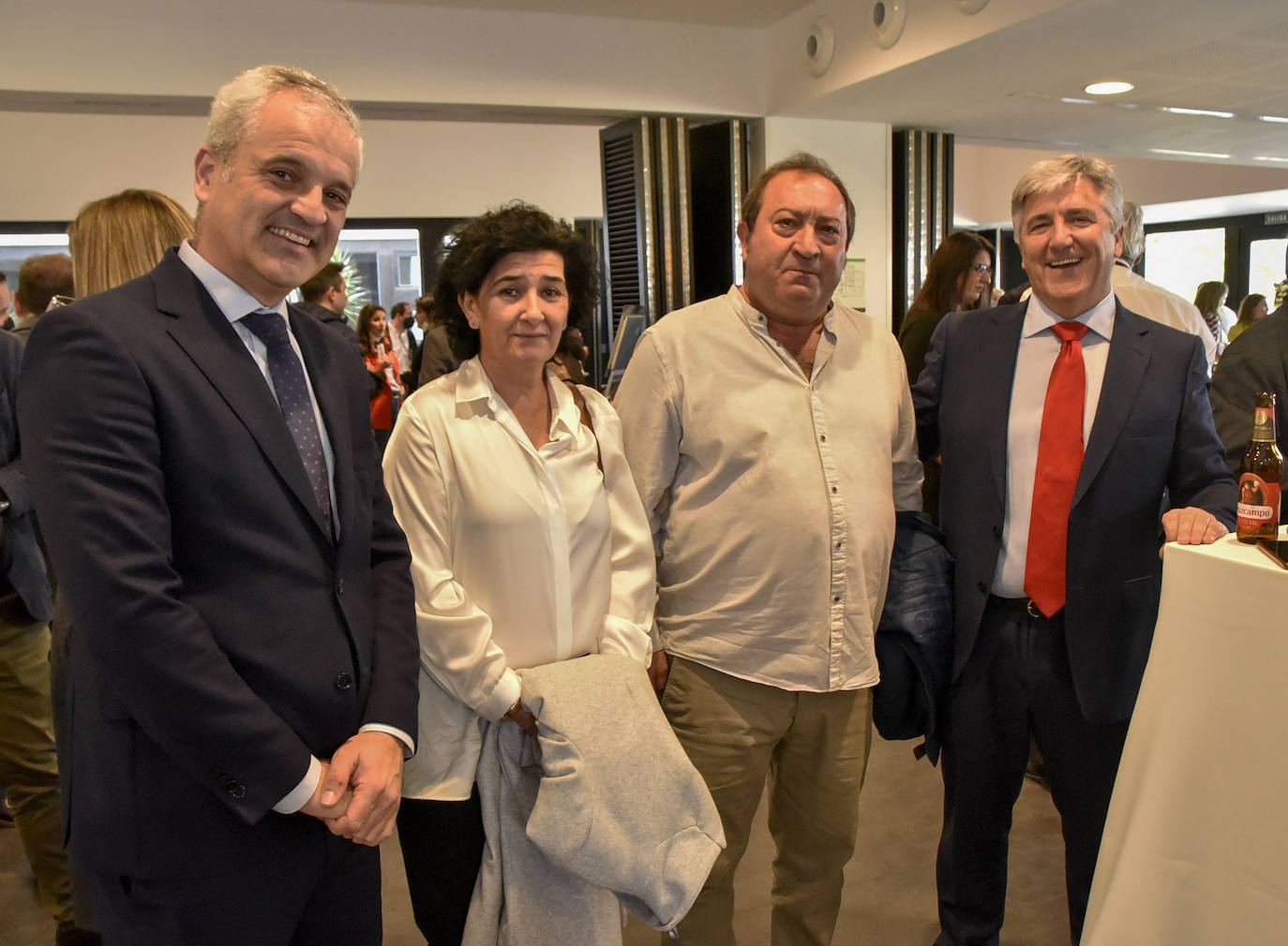 Rafael Velázquez, Inmaculada González, Julio Claro y Manuel Albarrán.