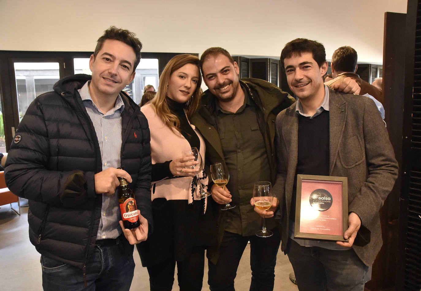 David Hernández, Sara Méndez, Enrique Fernández y José Luis Hernández.