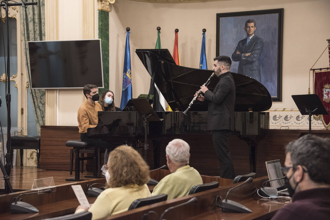 Concierto en Diputación por Santa Cecilia.
