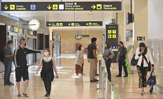 Instalaciones del aeropuerto extremeño en julio del año pasado cuando se retomaron los vuelos regulares. 