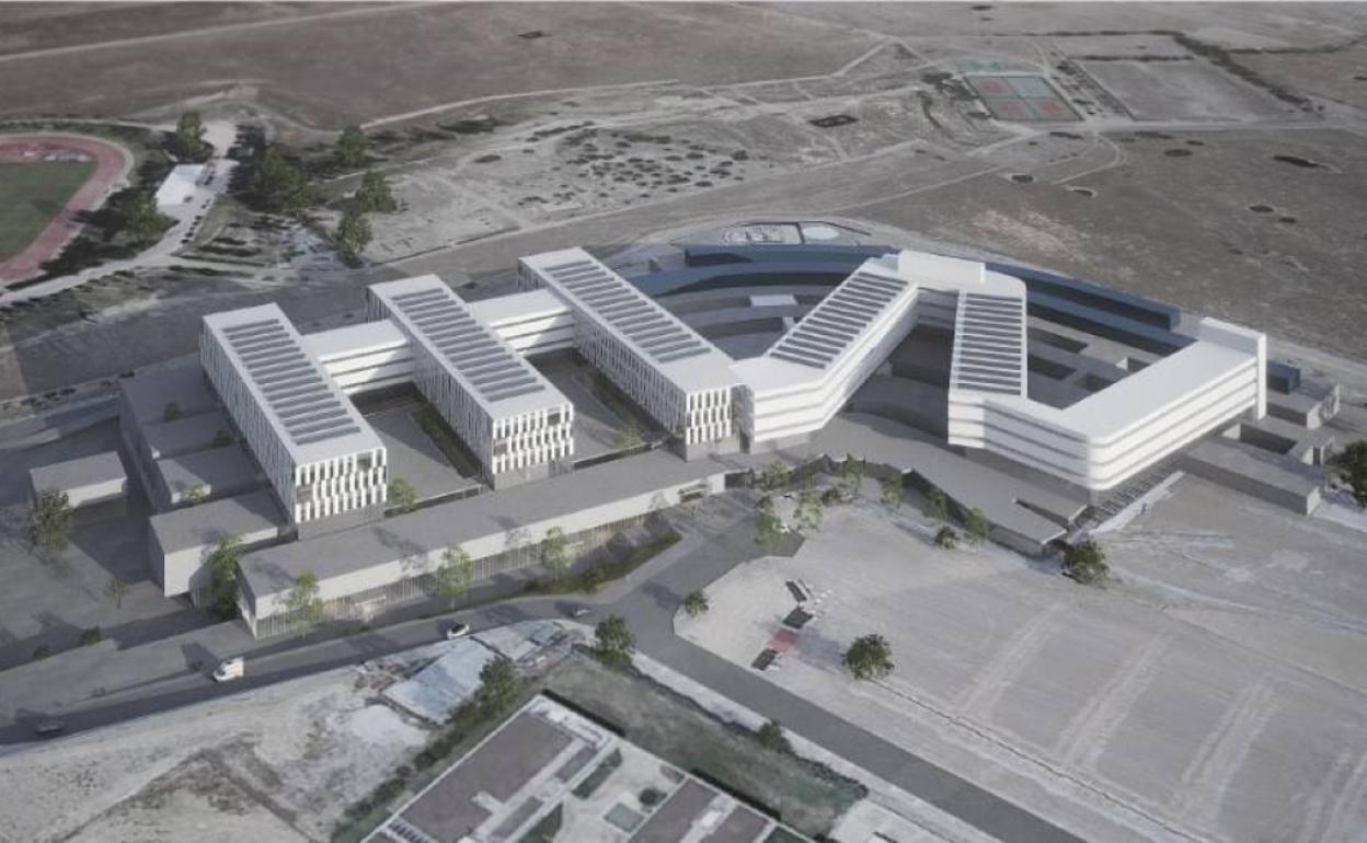 La segunda fase del Hospital Universitario de Cáceres tendrá  metros  y 300 camas 