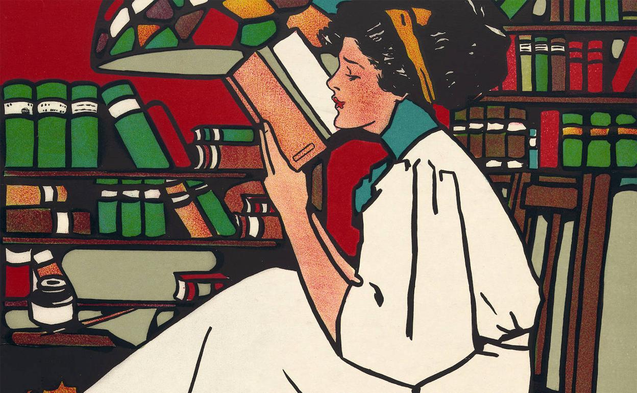 Ilustración de Sadie Wendell Mitchell, en 1909.