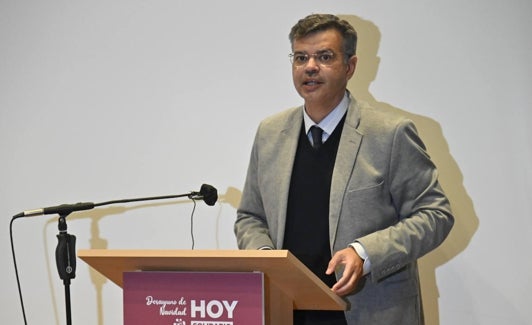 Juan Antonio González, portavoz de la Junta de Extremadura. 