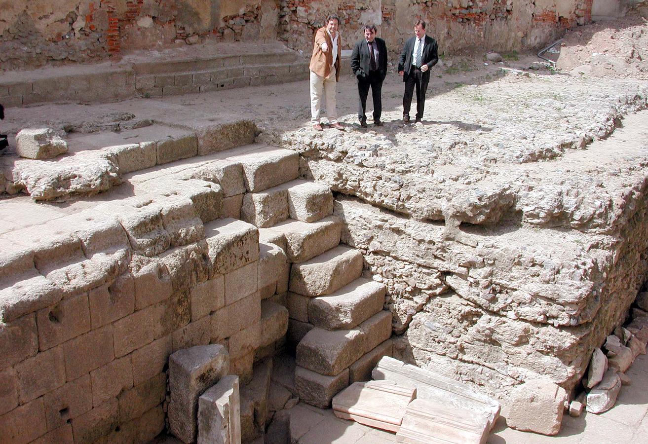 El Tesoro Visigodo de Mérida fue hallado en estas excavaciones de la calle Holguín.