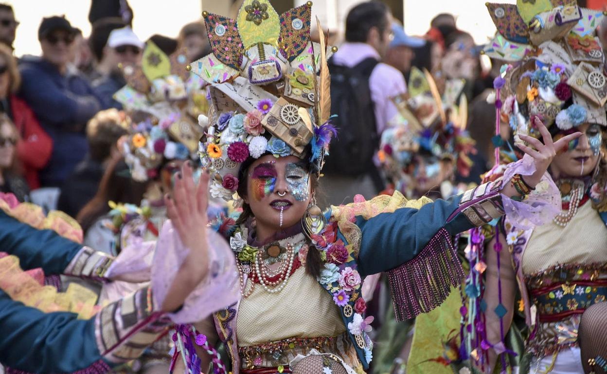 'Donde vamos la Liamos' desfiló en el último carnaval, el de 2020, como recoge la imagen. 